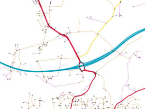 OSMM Highways Network Roads - sample image